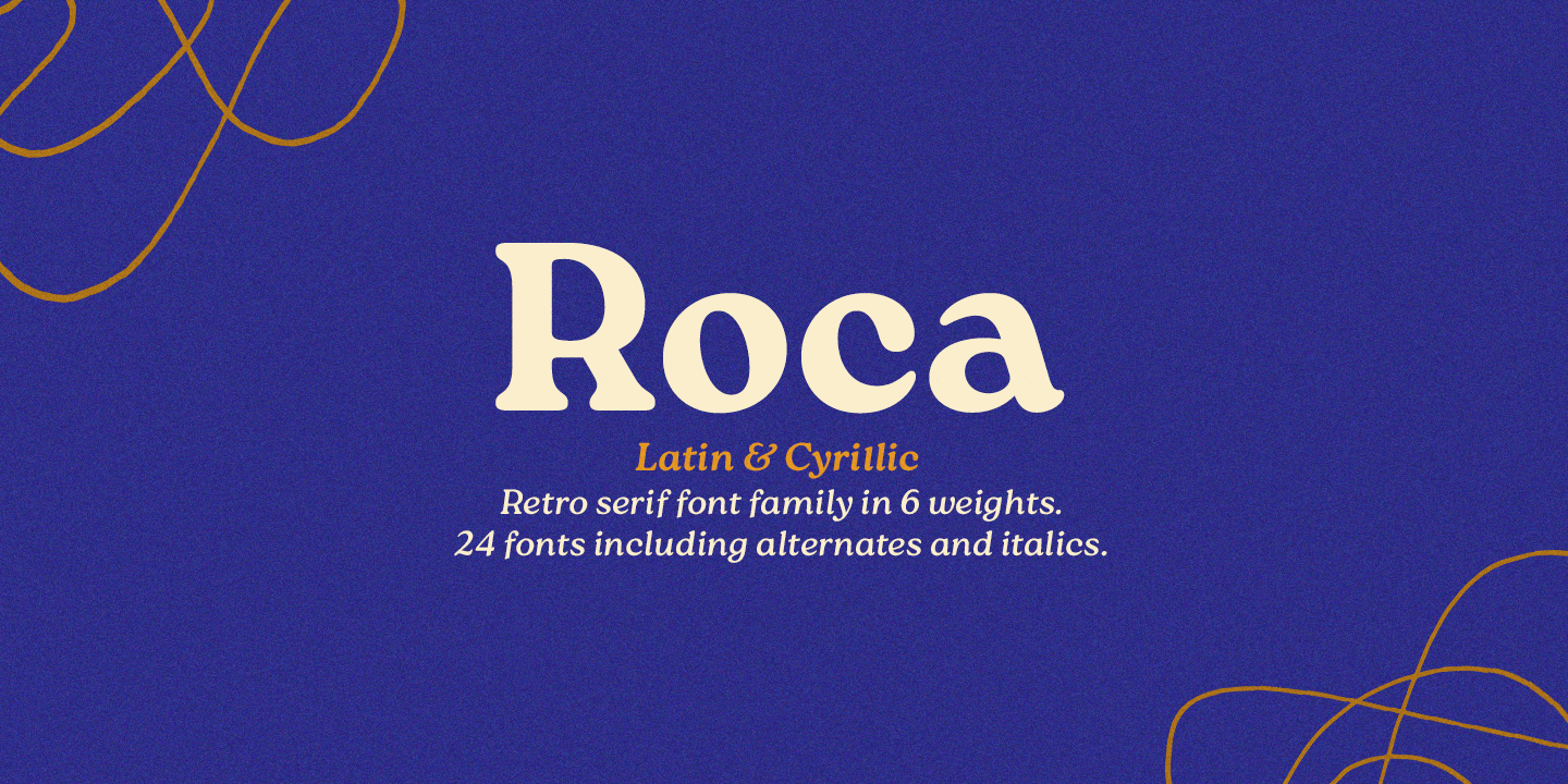 Beispiel einer Roca-Schriftart #11